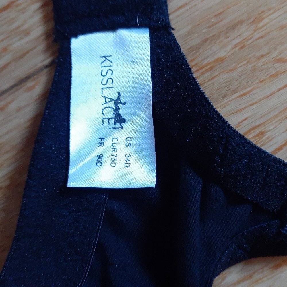 KissLace black bra 34D